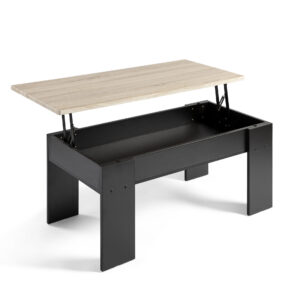 Mesa elevable AITANA negro-taupe